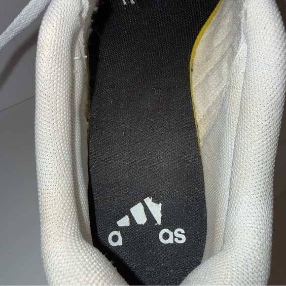 Adidas VL Court Low Top Women’s White and Black Leather Sneakers with Brown Sole - Picture 5 of 14